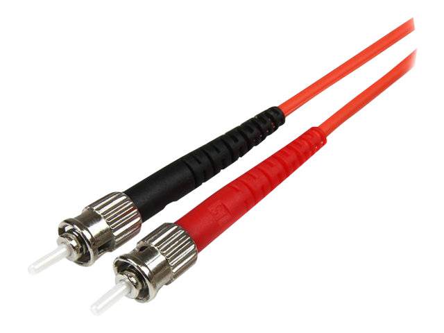 StarTech.com 1m Fiber Optic Cable - Multimode Duplex 50/125 - LSZH - LC/ST - OM2 - LC to ST Fiber Patch Cable - Patch-Ka