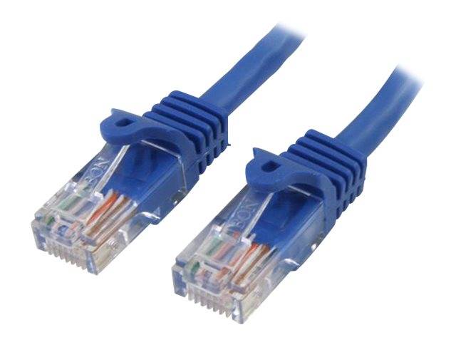 StarTech.com CAT5e Cable - 7 m Blue Ethernet Cable - Snagless - CAT5e Patch Cord - CAT5e UTP Cable - RJ45 Network Cable