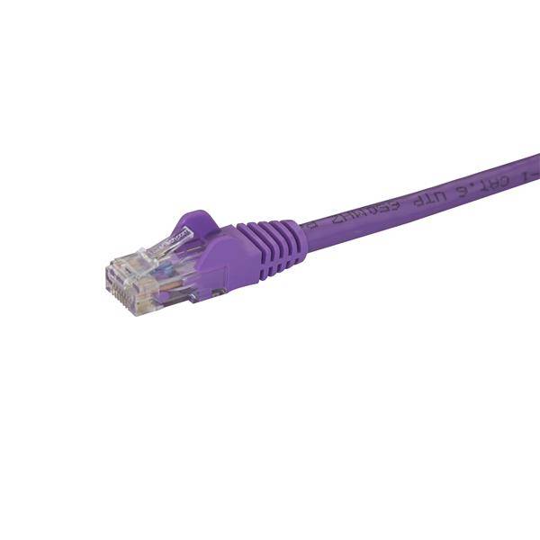 StarTech.com 10m Cat6 Snagless RJ45 Ethernet Netzwerkkabel - Lila - 10m Cat 6 UTP Kabel - Netzwerkkabel - RJ-45 (M)