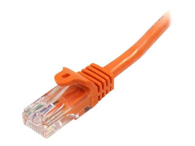 StarTech.com 7m Cat5e Ethernet Netzwerkkabel Snagless mit RJ45 - Cat 5e UTP Kabel - Orange - Patch-Kabel - RJ-45 (M)