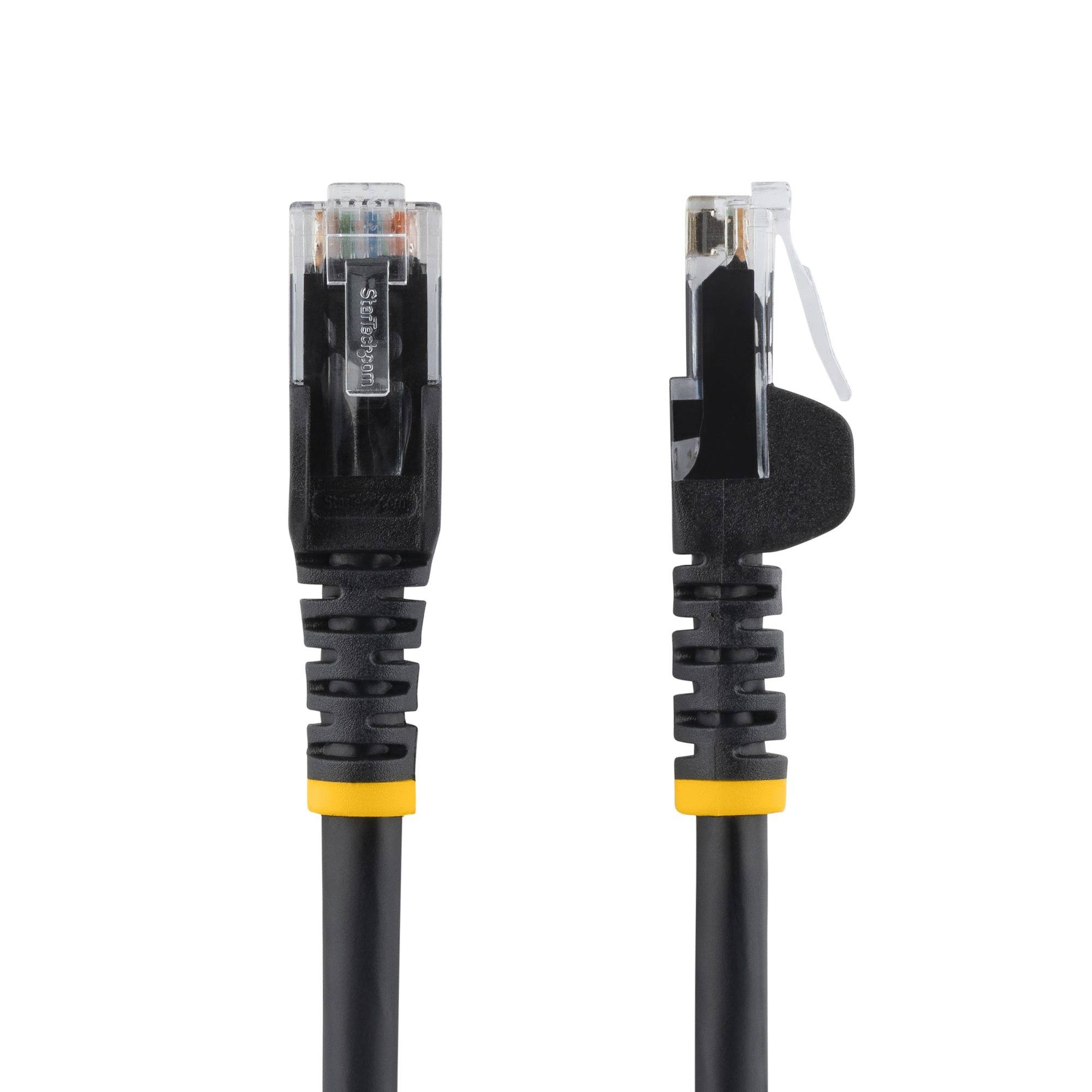 StarTech.com 10m Cat5e Ethernet Netzwerkkabel Snagless mit RJ45 - Cat 5e UTP Kabel - Schwarz - Patch-Kabel - RJ-45 (M)
