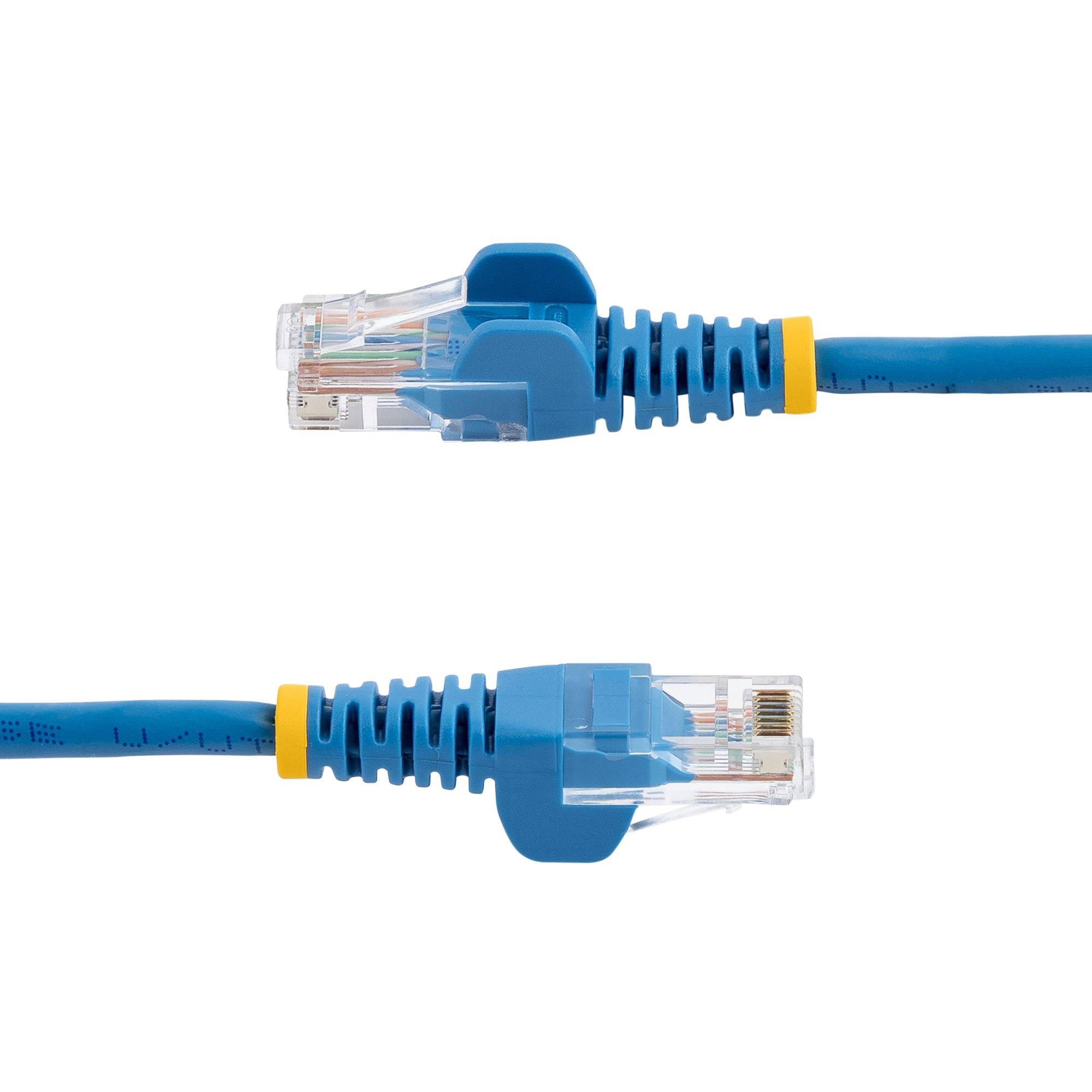 StarTech.com CAT5e Cable - 10 m Blue Ethernet Cable - Snagless CAT5e Patch Cord - CAT5e UTP Cable - RJ45 Network Cable - Patch-Kabel - RJ-45 (M)