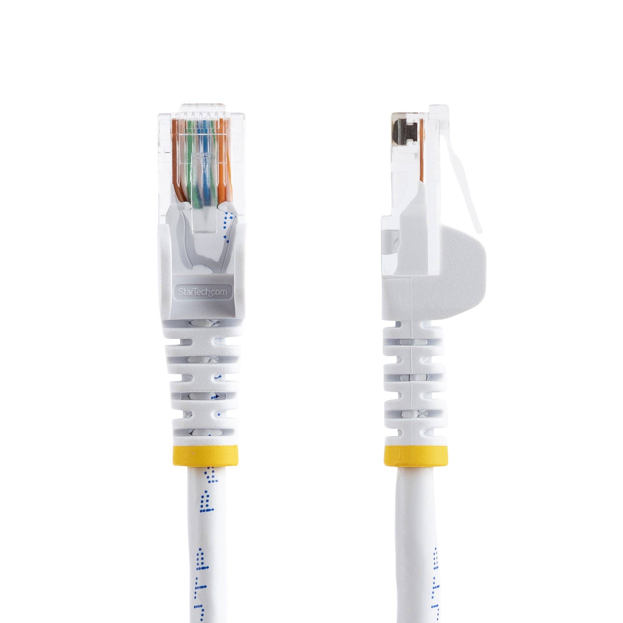 StarTech.com CAT5e Cable - 7 m White Ethernet Cable - Snagless - CAT5e Patch Cord - CAT5e UTP Cable - RJ45 Network Cable - Patch-Kabel - RJ-45 (M)