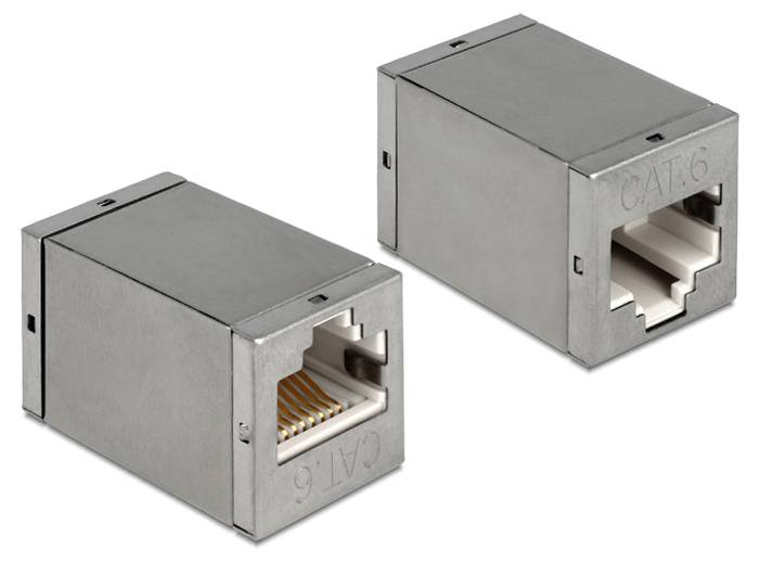 Delock - Netzwerkkoppler - RJ-45 (W) zu RJ-45 (W)