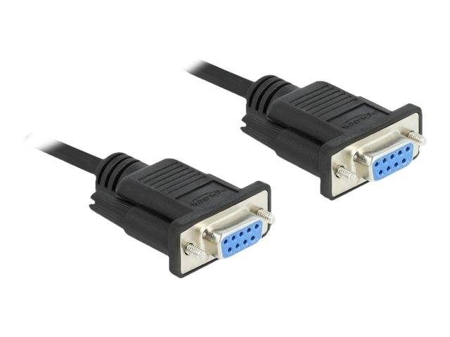 Delock - Kabel seriell - DB-9 (W) zu DB-9 (W)