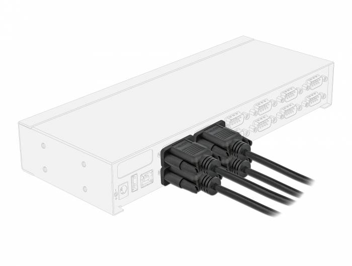 Delock - Serielles Verlängerungskabel - DB-9 (M)