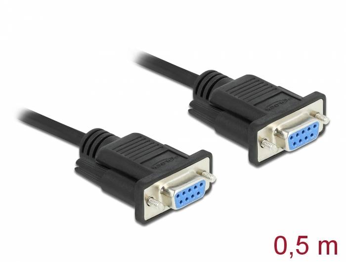 Delock - Kabel seriell - DB-9 (W) zu DB-9 (W)