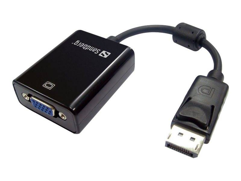 Sandberg Adapter DisplayPort>VGA - VGA-Adapter - DisplayPort (M)