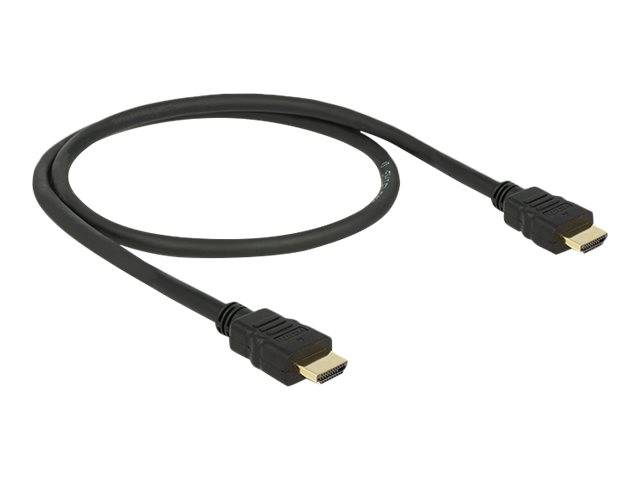 Delock HDMI-Kabel mit Ethernet - HDMI männlich zu HDMI männlich