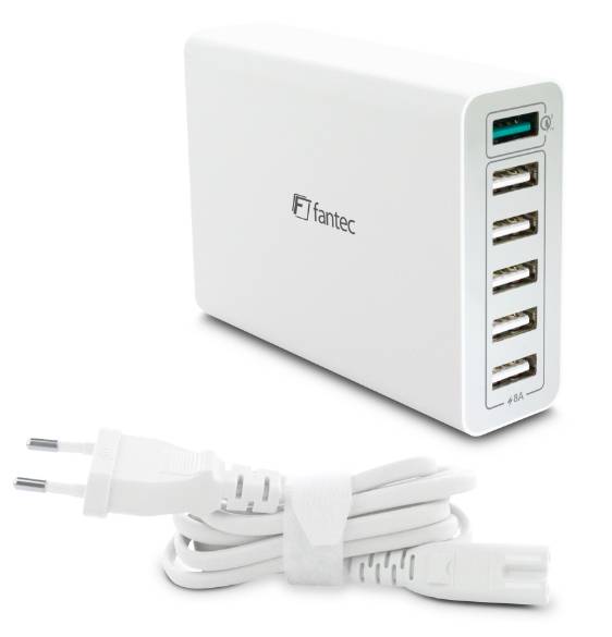 FANTEC QC3-A51 - Netzteil - 60 Watt - QC 3.0 (USB, USB Typ A)