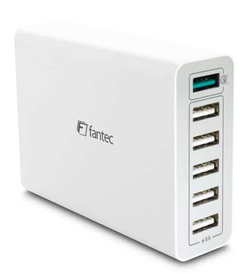 FANTEC QC3-A51 - Netzteil - 60 Watt - QC 3.0 (USB, USB Typ A)
