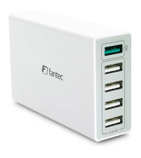 FANTEC QC3-A51 - Netzteil - 40 Watt - QC 3.0 (USB, USB Typ A)