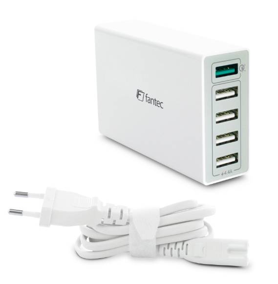 FANTEC QC3-A51 - Netzteil - 40 Watt - QC 3.0 (USB, USB Typ A)