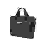 Manhattan London Laptop Bag 12.5", Top Loader, Accessories Pocket, Shoulder Strap (removable)