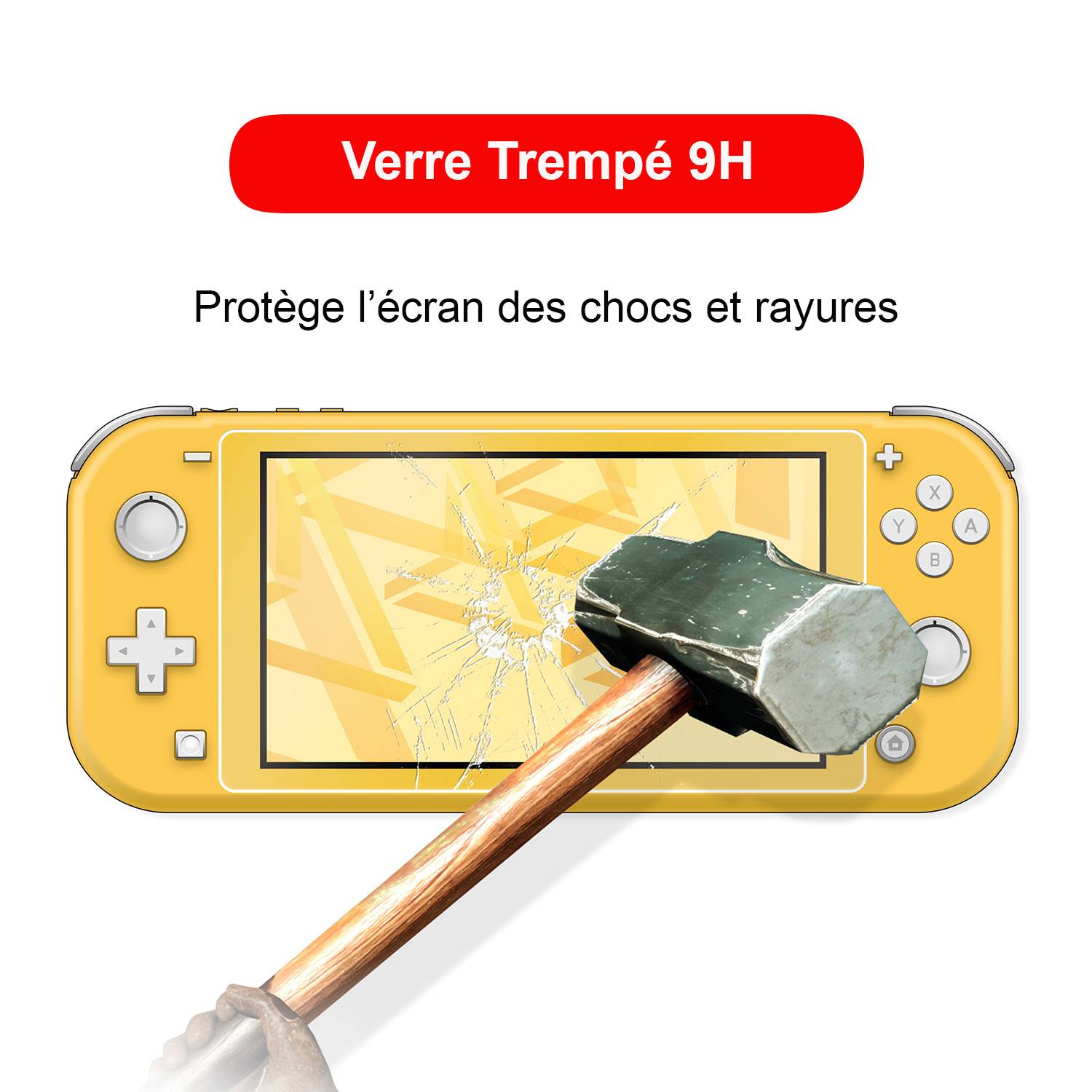 Steelplay Tempered Glass - Bildschirmschutz für Spielekonsole