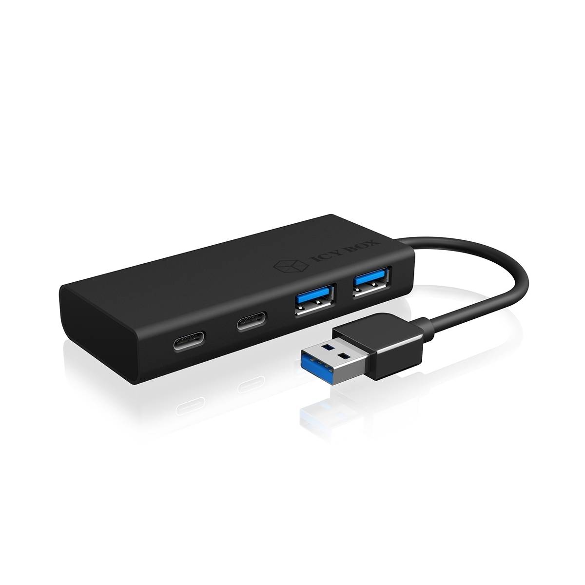 IB-HUB1426-U3, USB 3.0 Hub Type-A zu 2x Type-C™ und 2x Type-A USB Anschlüssen