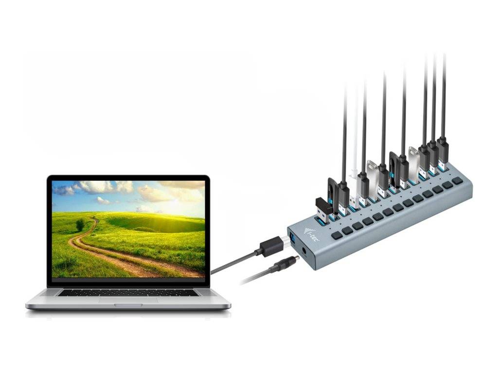 i-Tec USB 3.0 Charging HUB 13 port + Power Adapter 60 W