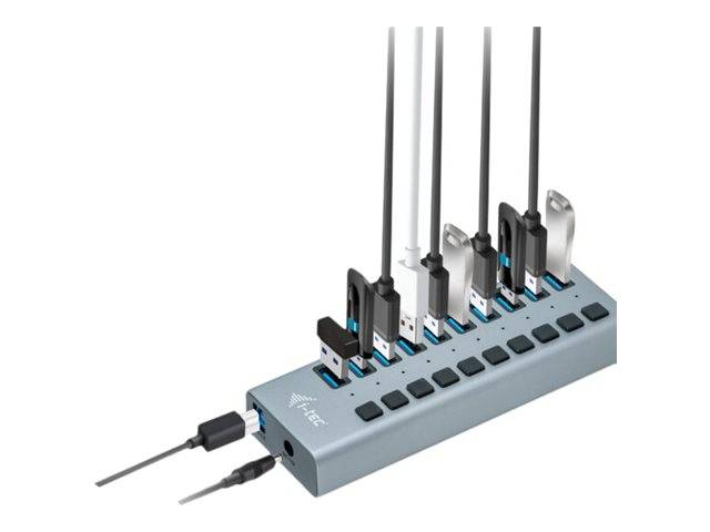 i-Tec USB 3.0 Charging HUB 10 port + Power Adapter 48 W
