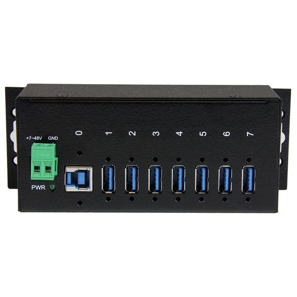 StarTech.com Industrieller 7 Port USB 3.0 Hub mit Überspannungsschutz