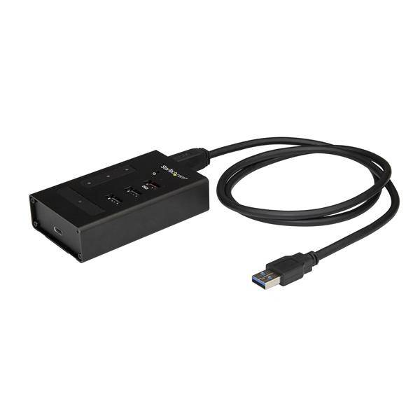 StarTech.com 4 Port USB Hub - Metall - USB-A zu 3x USB-A und 1x USB-C