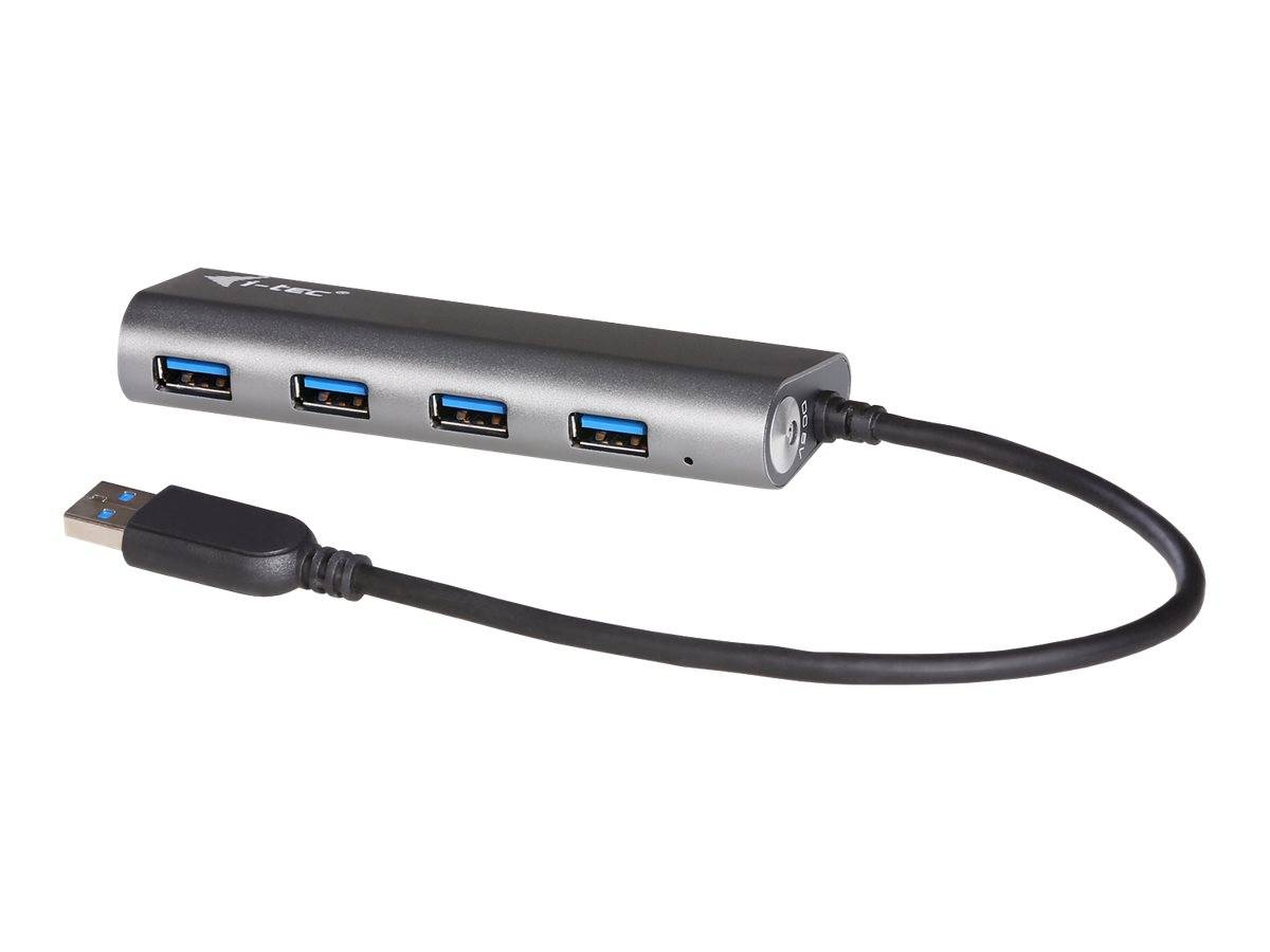 i-Tec USB 3.0 Metal Charging HUB - Hub - 4 x SuperSpeed USB 3.0