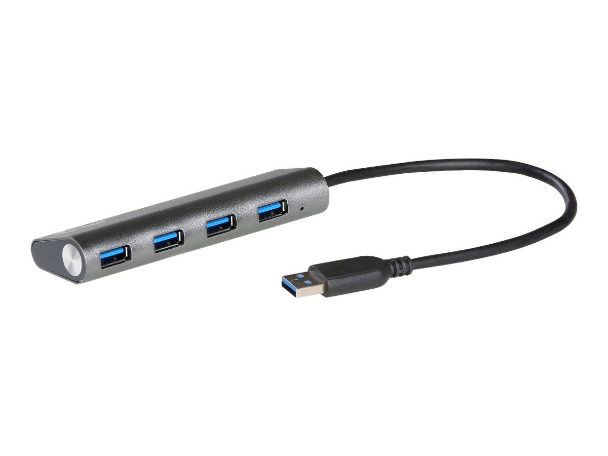 i-Tec USB 3.0 Metal Charging HUB - Hub - 4 x SuperSpeed USB 3.0