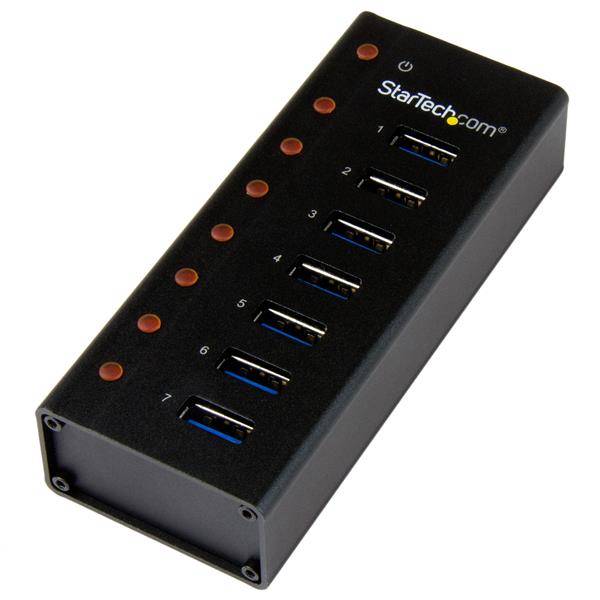 StarTech.com 7 Port USB 3.0 Hub - Metallgehäuse