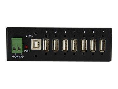 StarTech.com Industrieller montierbarer 7 Port USB 2.0 Hub