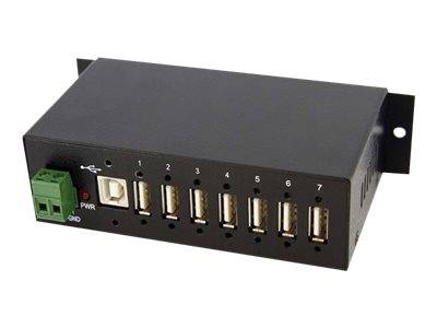 StarTech.com Industrieller montierbarer 7 Port USB 2.0 Hub