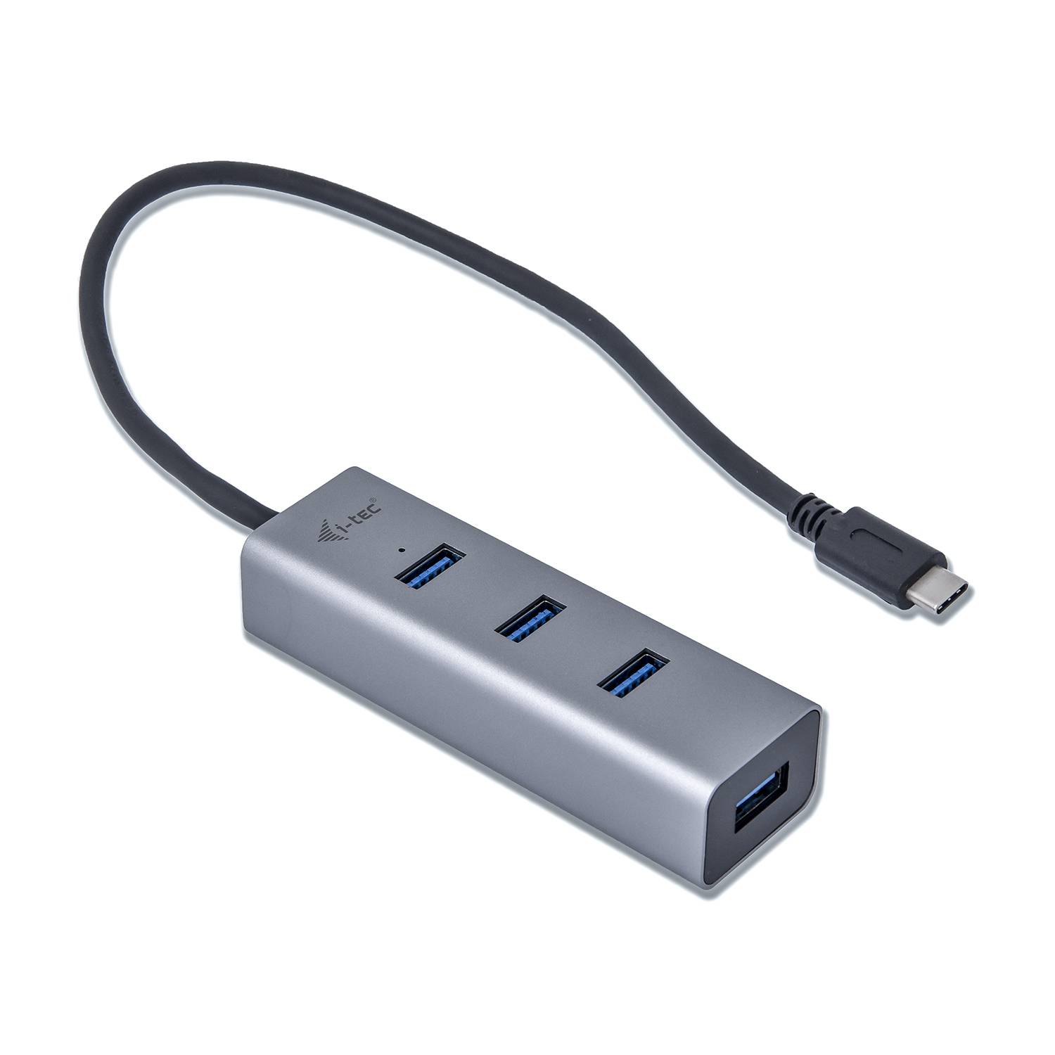 i-Tec USB-C 3.1 Metal HUB - Hub - 4 x SuperSpeed USB 3.0
