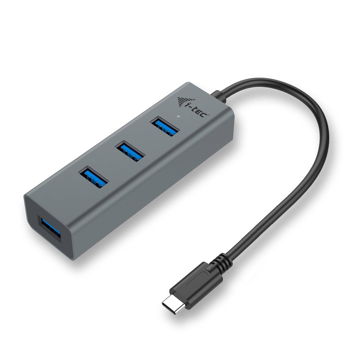 i-Tec USB-C 3.1 Metal HUB - Hub - 4 x SuperSpeed USB 3.0