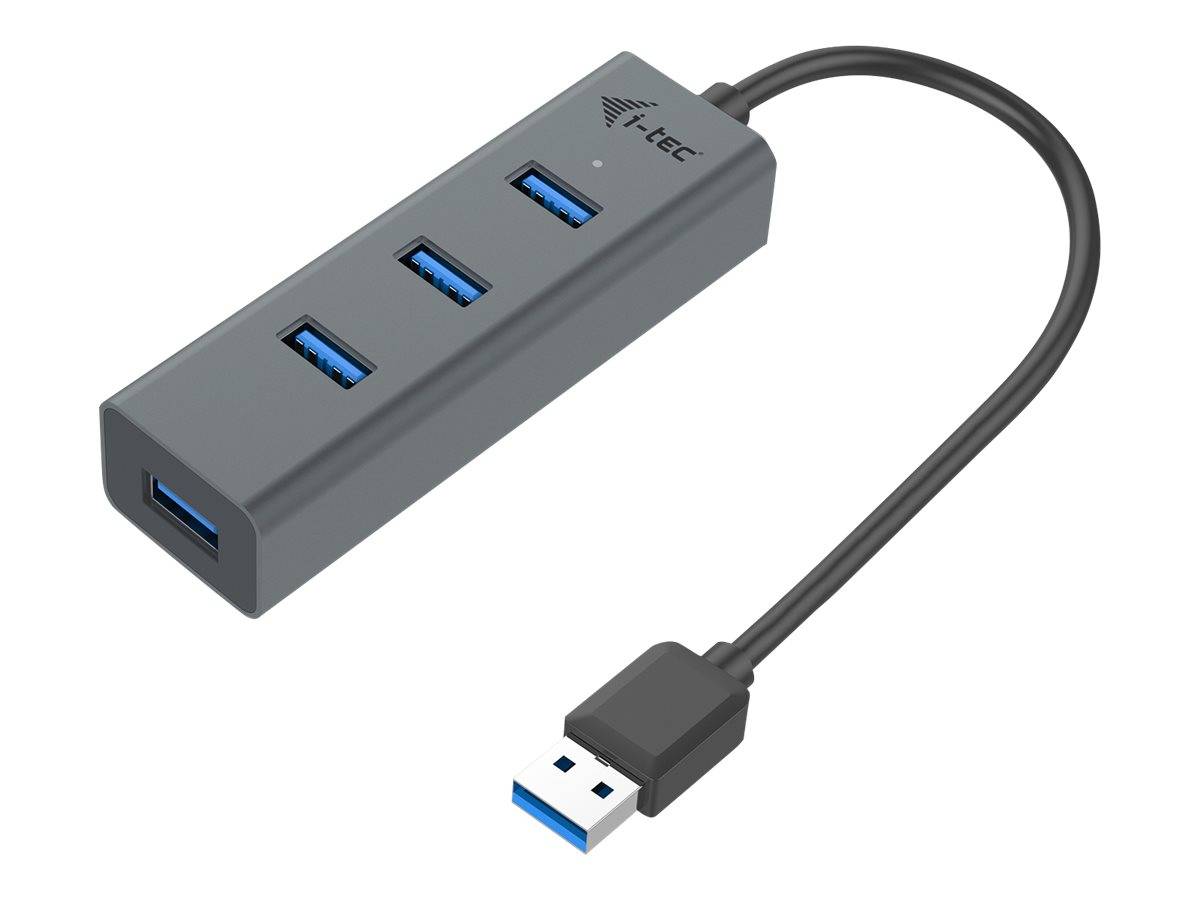 i-Tec USB 3.0 Metal Passive HUB - Hub - 4 x SuperSpeed USB 3.0