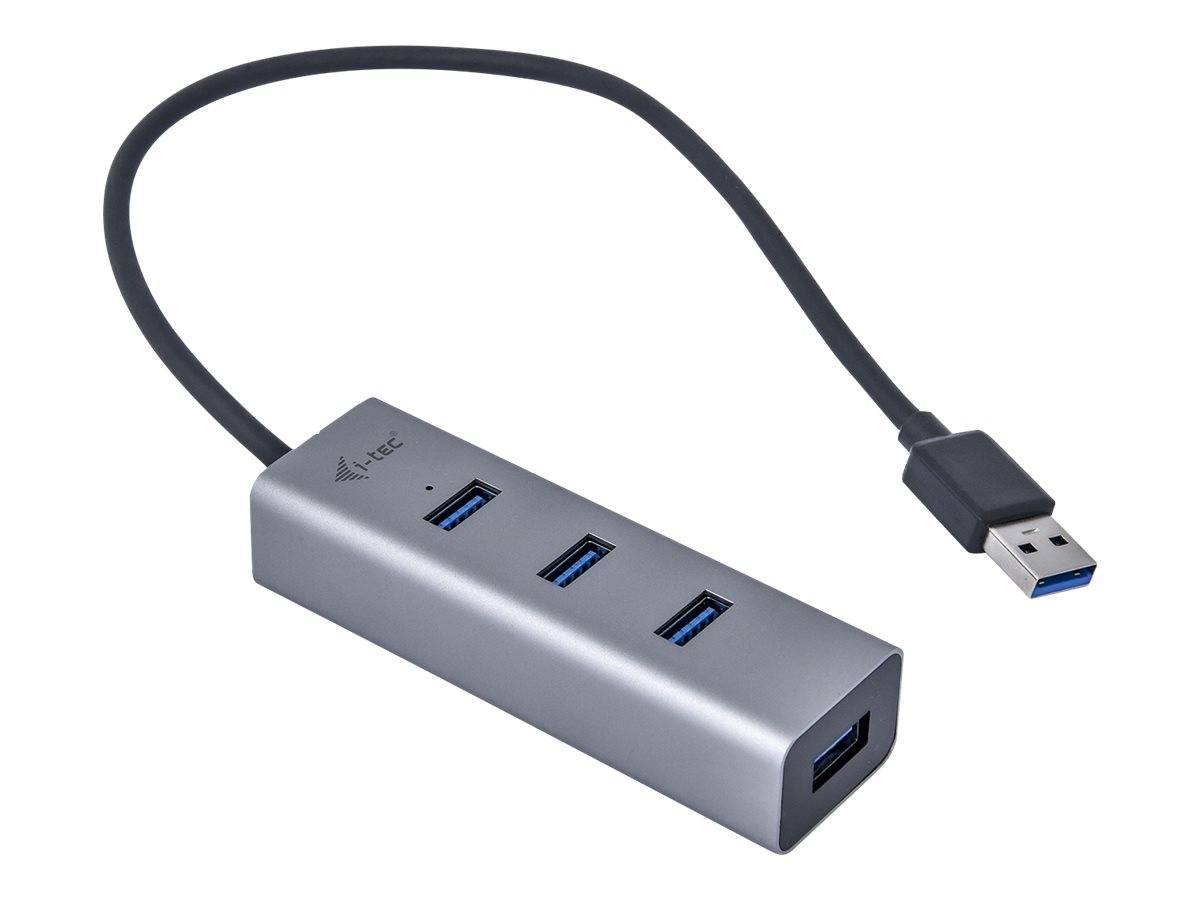 i-Tec USB 3.0 Metal Passive HUB - Hub - 4 x SuperSpeed USB 3.0