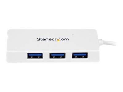 StarTech.com 4 Port USB 3.0 SuperSpeed Hub - Weiß