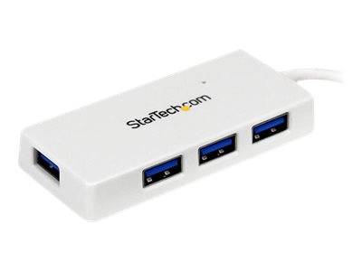 StarTech.com 4 Port USB 3.0 SuperSpeed Hub - Weiß