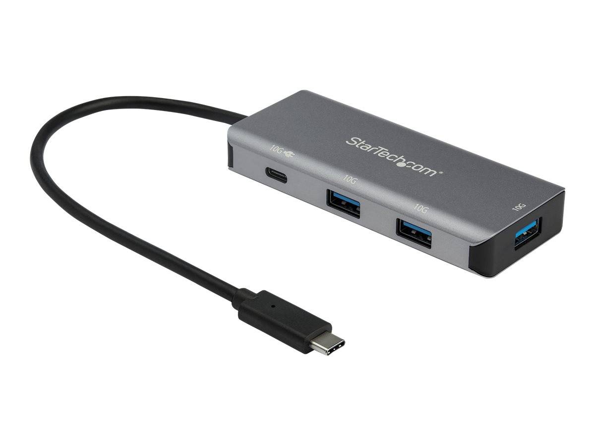 StarTech.com HB31C3A1CPD3 4-Port USB-C-Hub (mit Stromversorgung, 10 Gbit/s, 3 x USB-A- und 1x 25 cm USB-C Anschlusskabe