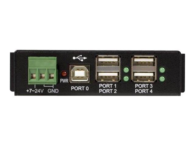 StarTech.com Rackmount USB 2.0 Hub - 4 Port Rugged Industrial USB 2.0 Hub