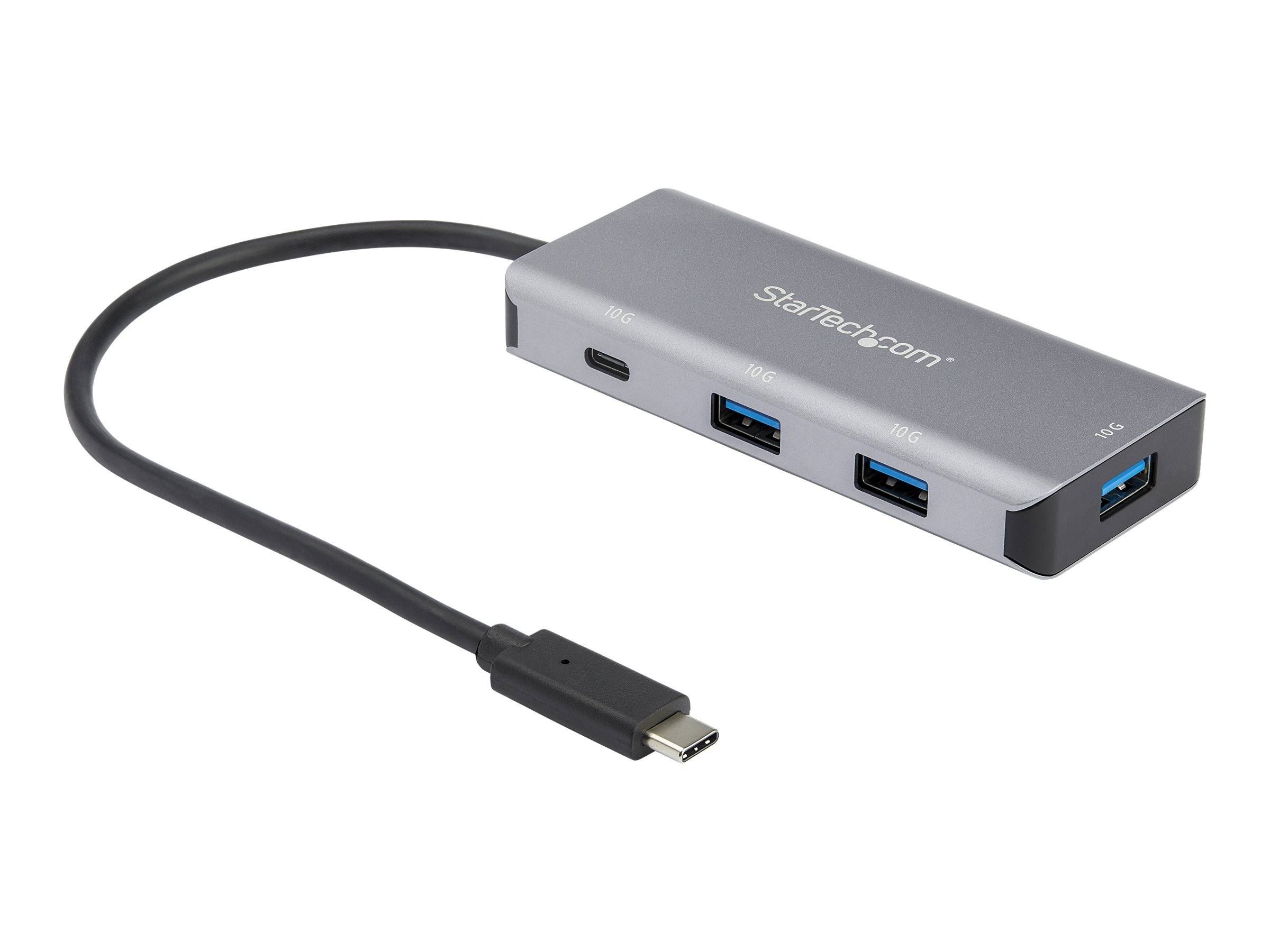StarTech.com HB31C3A1CB 4-Port USB-C-Hub (10 Gbit/s, 3 x USB-A und 1x USB-C, 25 cm USB-C Anschlusskabel)