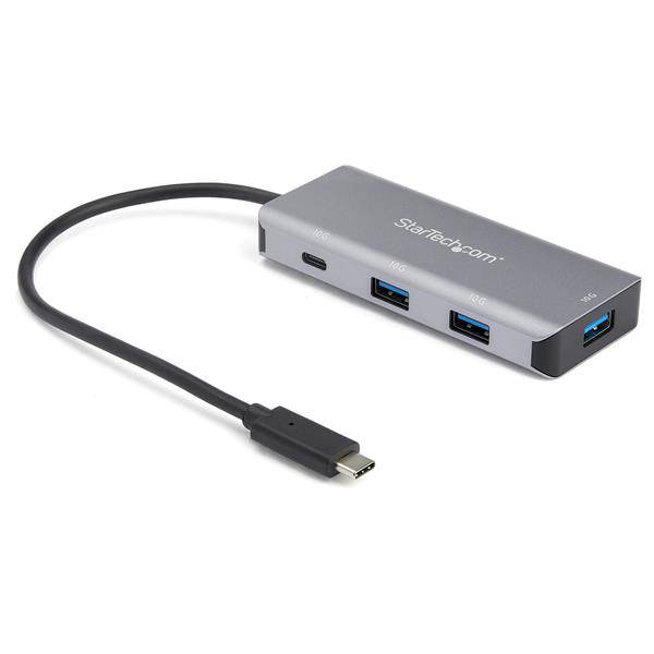 StarTech.com HB31C3A1CB 4-Port USB-C-Hub (10 Gbit/s, 3 x USB-A und 1x USB-C, 25 cm USB-C Anschlusskabel)