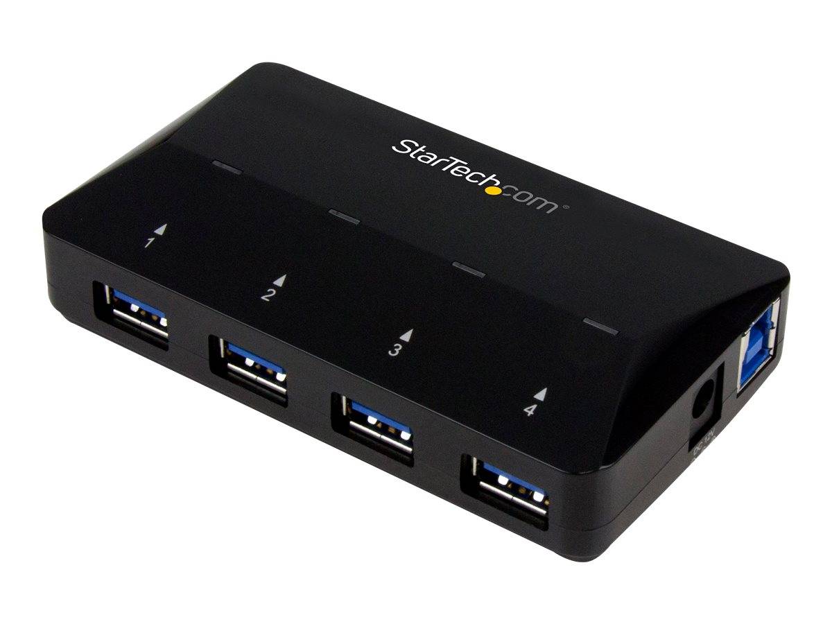 StarTech.com 4 Port USB 3.0 Hub plus dedizierter Ladeanschluss
