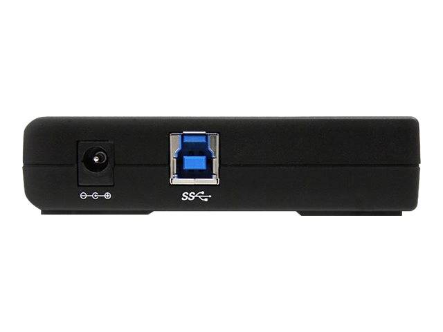 StarTech.com 4 Port SuperSpeed USB 3.0 Hub - Schwarz