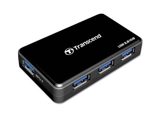 Transcend HUB3 - Hub - 4 x SuperSpeed USB 3.0