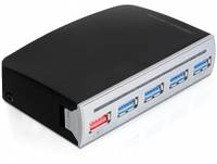 DeLock 4 port USB 3.0 Hub - Hub - 4 x SuperSpeed USB 3.0