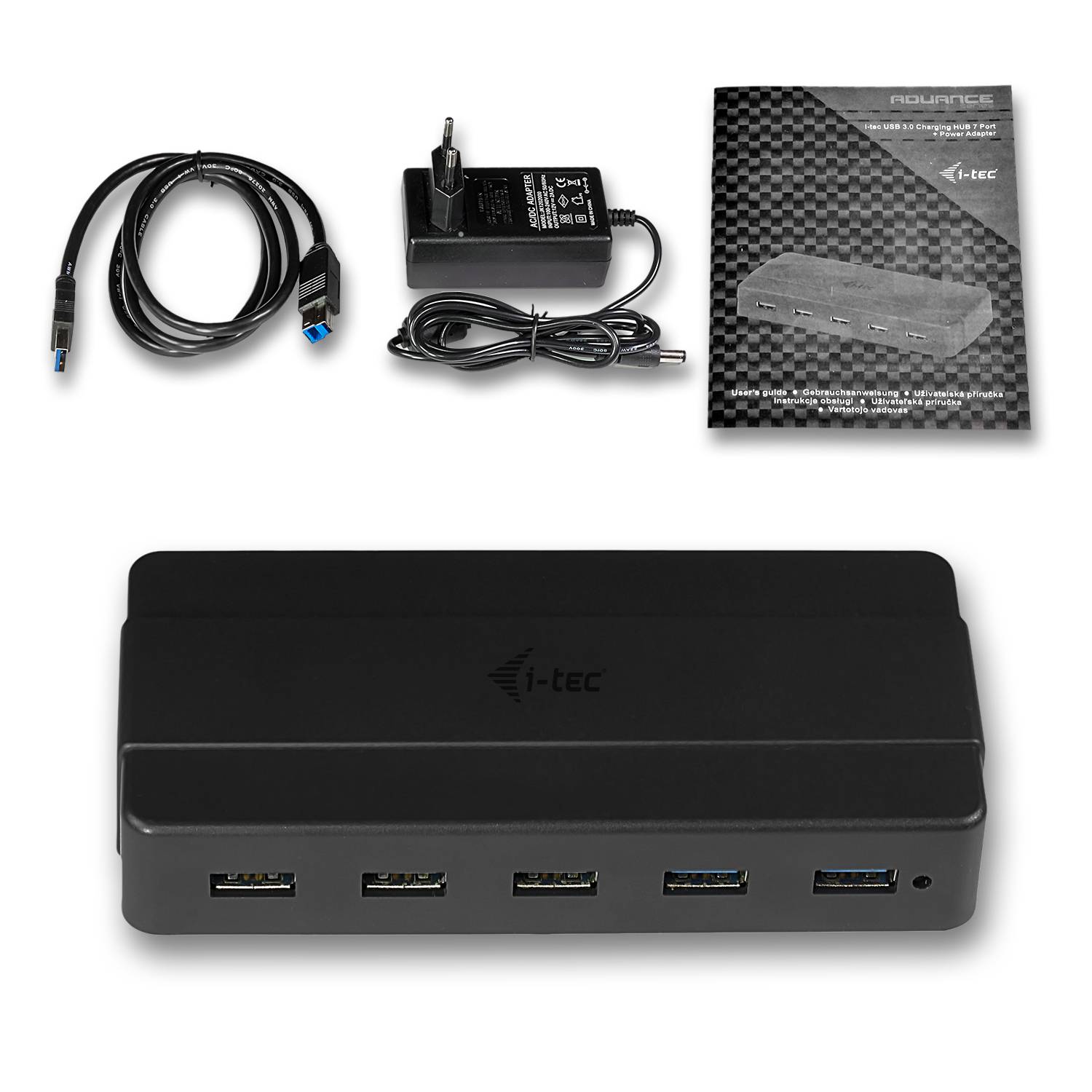 i-Tec USB 3.0 Charging HUB - Hub - 7 x SuperSpeed USB 3.0