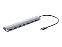 InLine USB 3.1 Hub - Hub - 7 x USB 3.1 - Desktop - USB-Hub - 7 - Silber