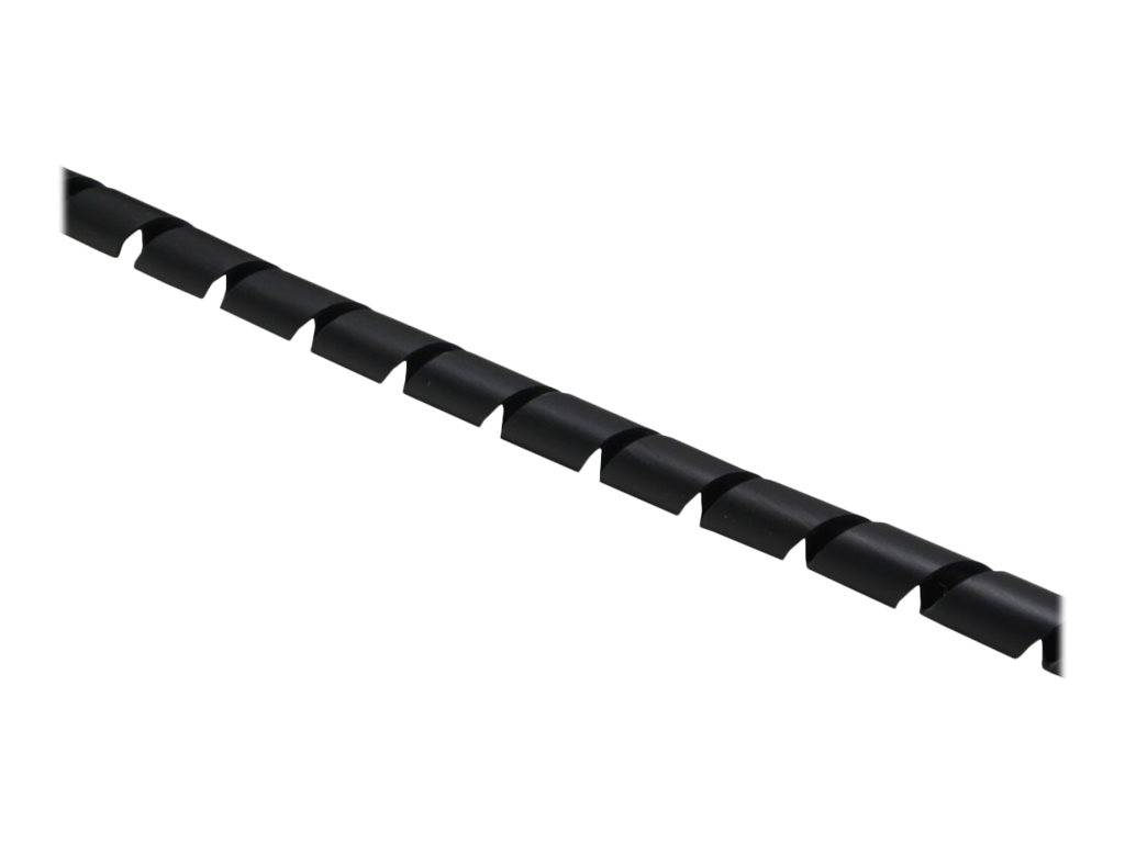 INLINE - Spiralband 10m - schwarz - 25mm