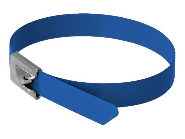 DeLOCK - Kabelbinder - 50 cm - Blau (Packung