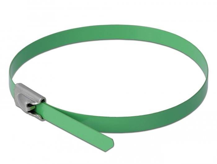 DeLOCK - Kabelbinder - 30 cm - grün (Packung