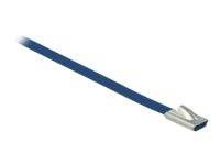 DeLOCK - Kabelbinder - 40 cm - Blau (Packung