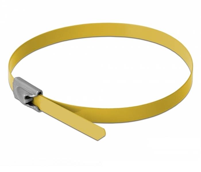 DeLOCK - Kabelbinder - 20 cm - Gelb (Packung